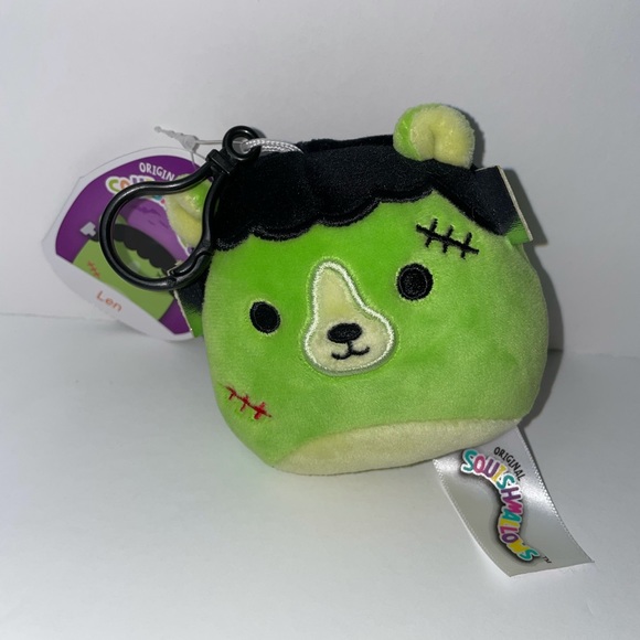 Squishmallows Other - NWT Len FrankenBear Clip